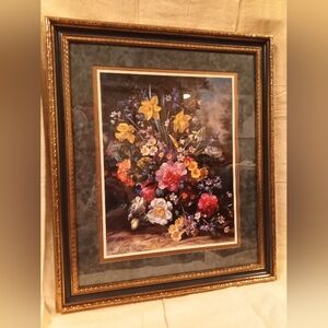 RARE VTG Floral Print By Albert Williams